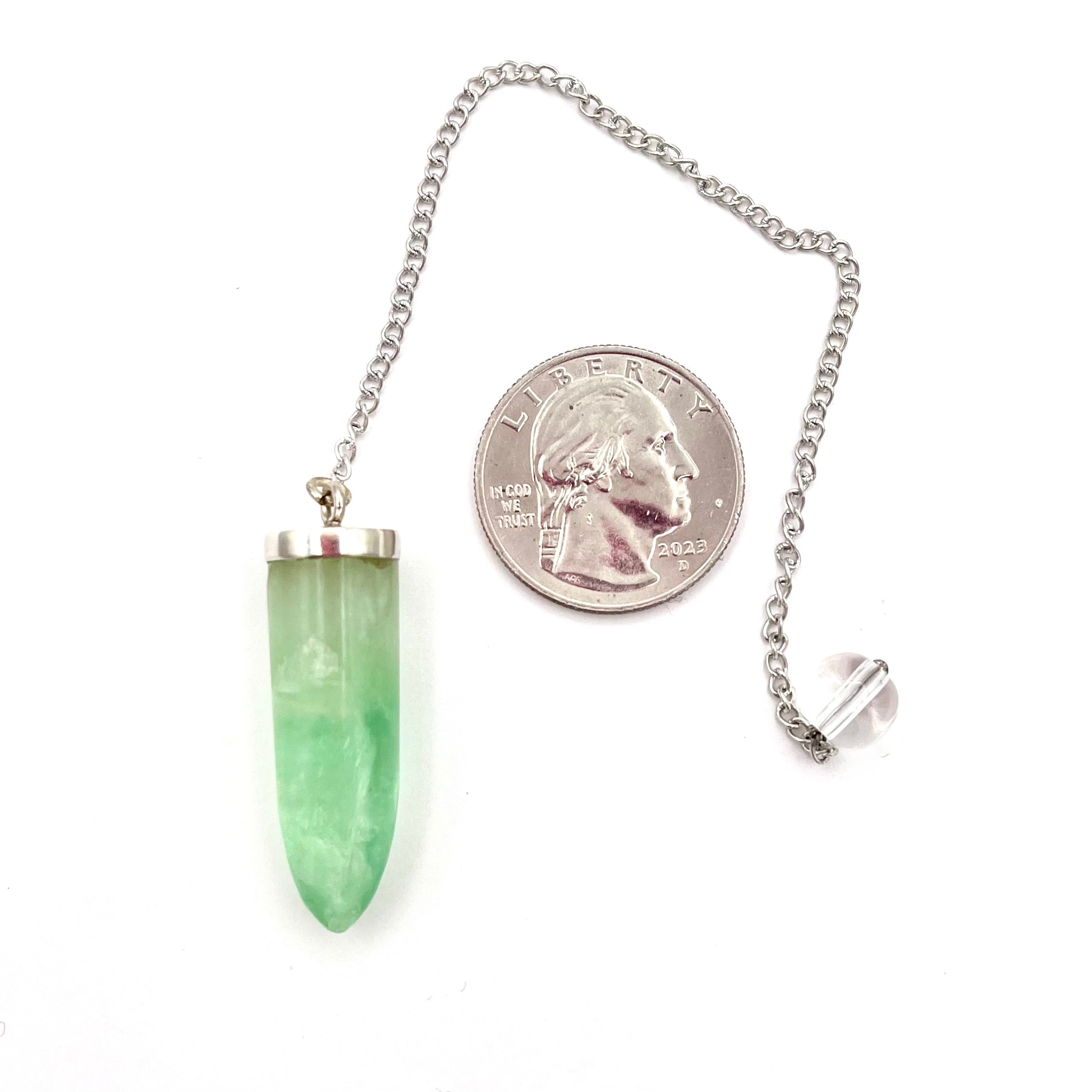 Green Fluorite Pendulum