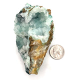 Rare Combination- Druzy Chrysocolla, Copper, Turquoise, Shattukite