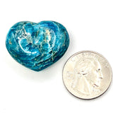 Blue Apatite Hearts Small