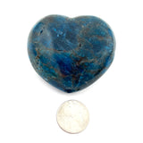 Blue Apatite Heart