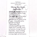 Siberian Blue Quartz Angelic Star Necklace- Paul Jensen Signature Collection