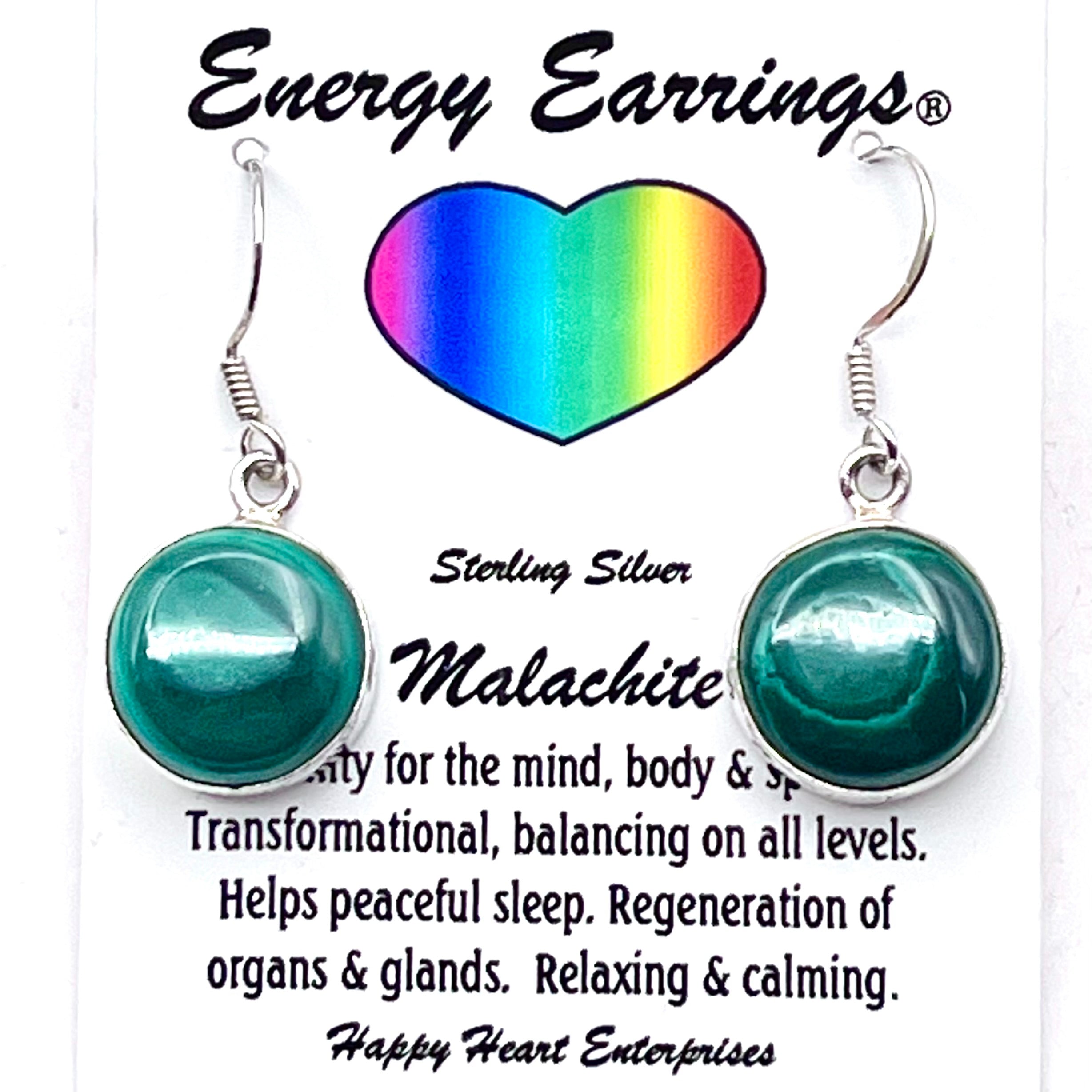 Malachite Energy Earrings