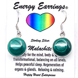 Malachite Energy Earrings