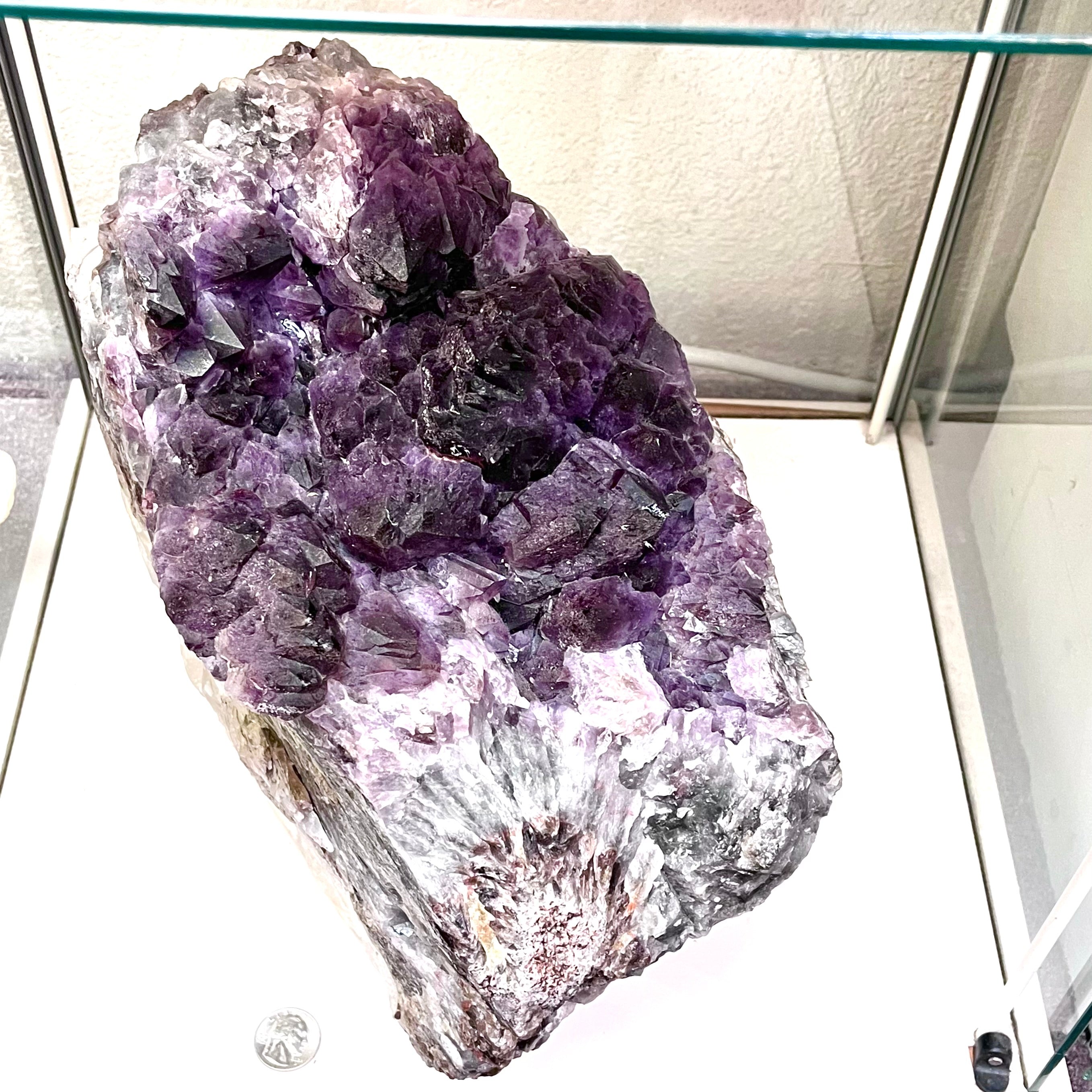 Rare, Stunning Amethyst Elestial Cluster. Huge & Exquisite