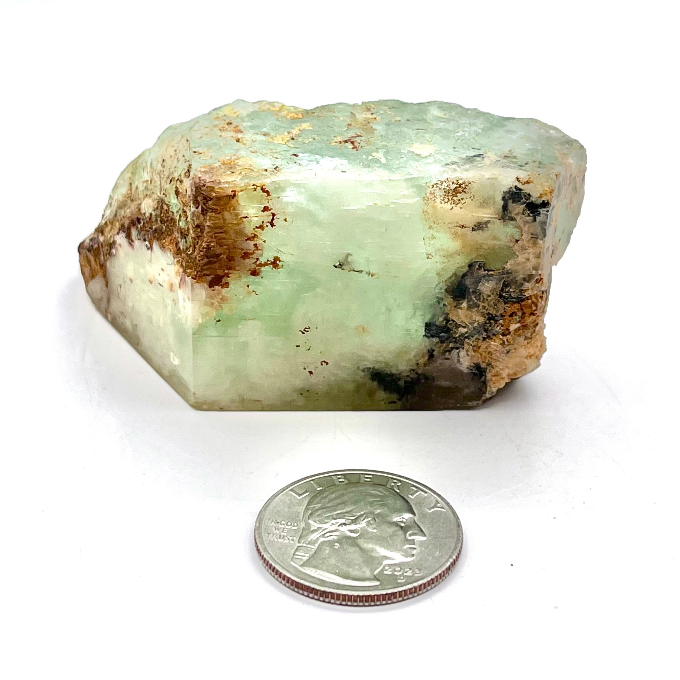 Beautiful Aquamarine w/ Morganite, Raw& Polished Faces