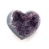 Amethyst Druzy Heart