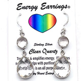 Clear Quartz Energy Earrings