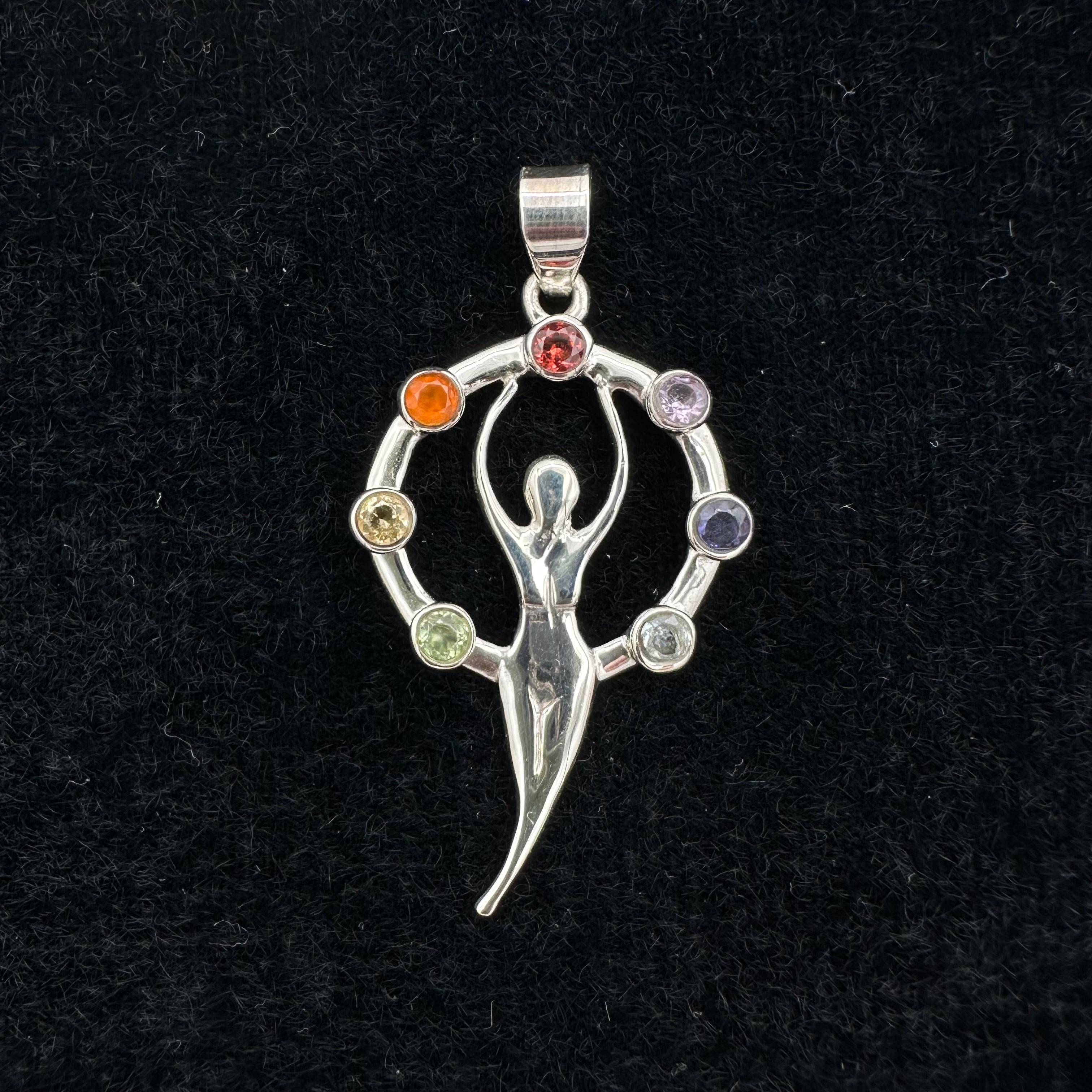 Chakra Woman Pendant