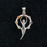 Chakra Woman Pendant