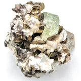 Exquisite Aquamarine Cluster w/ Mica & Clevelandite