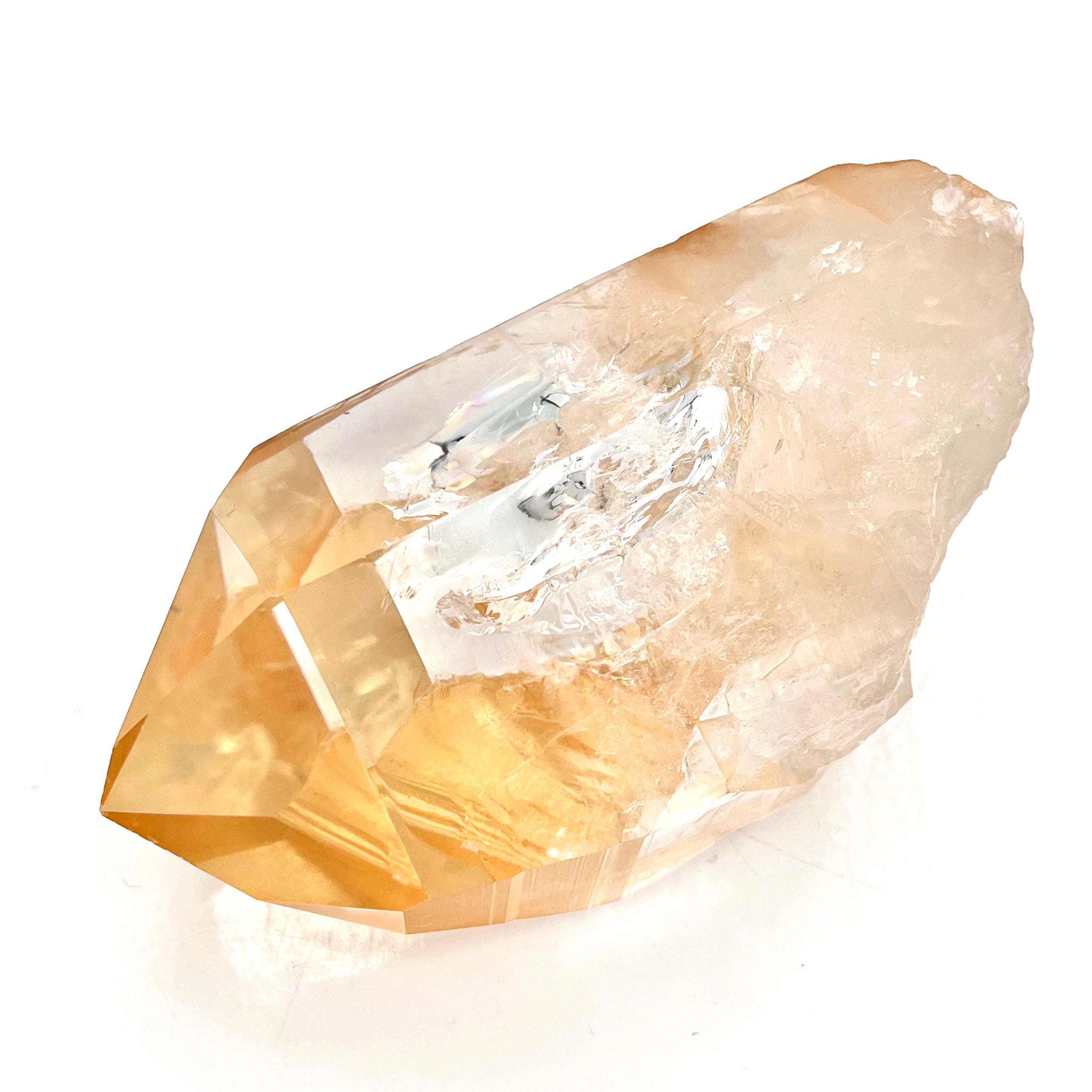 Exquisite Tangerine Lemurian Quartz