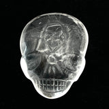 Clear Quartz Skull Palmstone