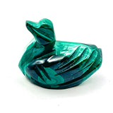 Malachite Animal Carving- Duck