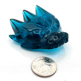 Blue Quartz Dragon Head