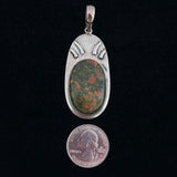 Unakite Jasper Pendant
