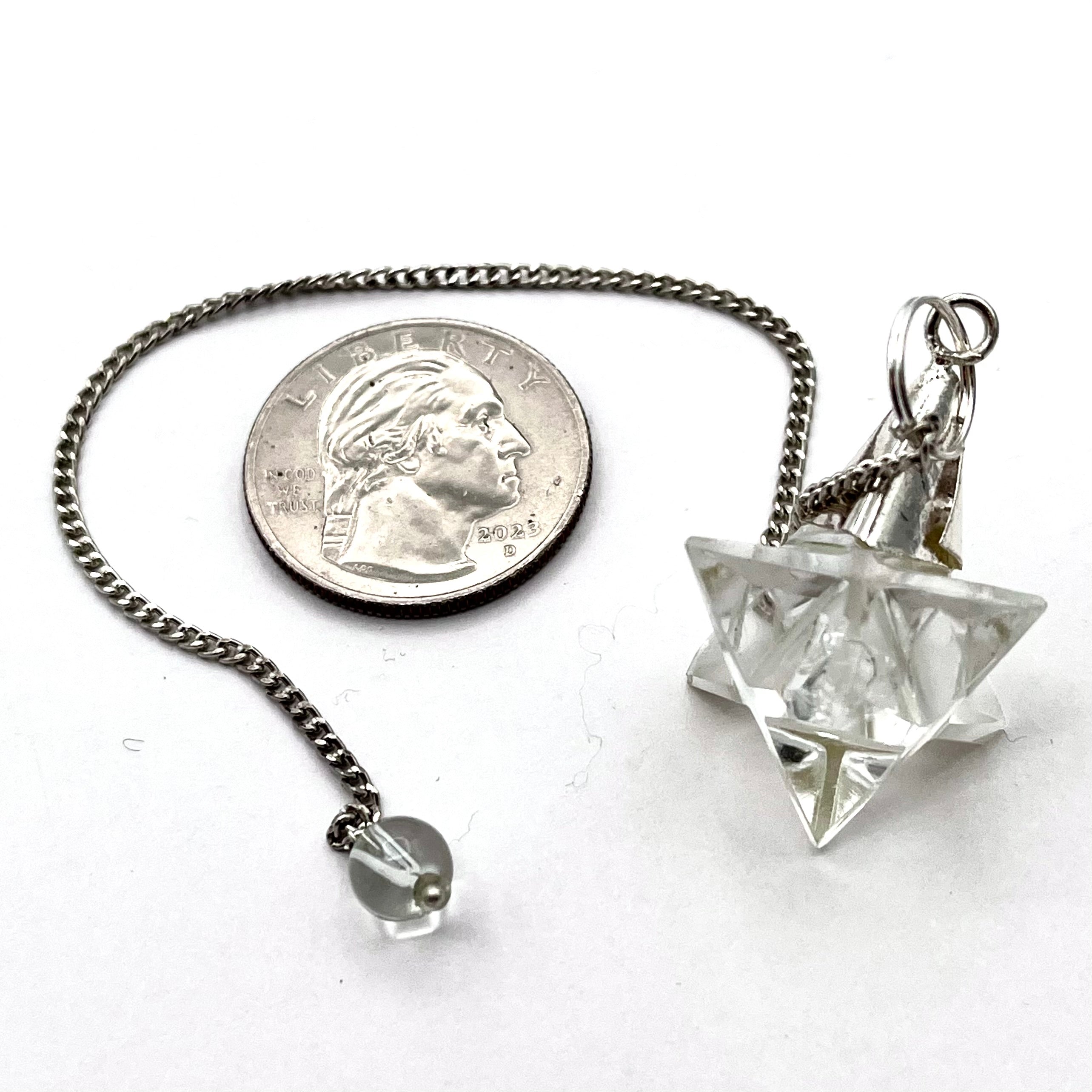 Quartz Merkaba Pendulum