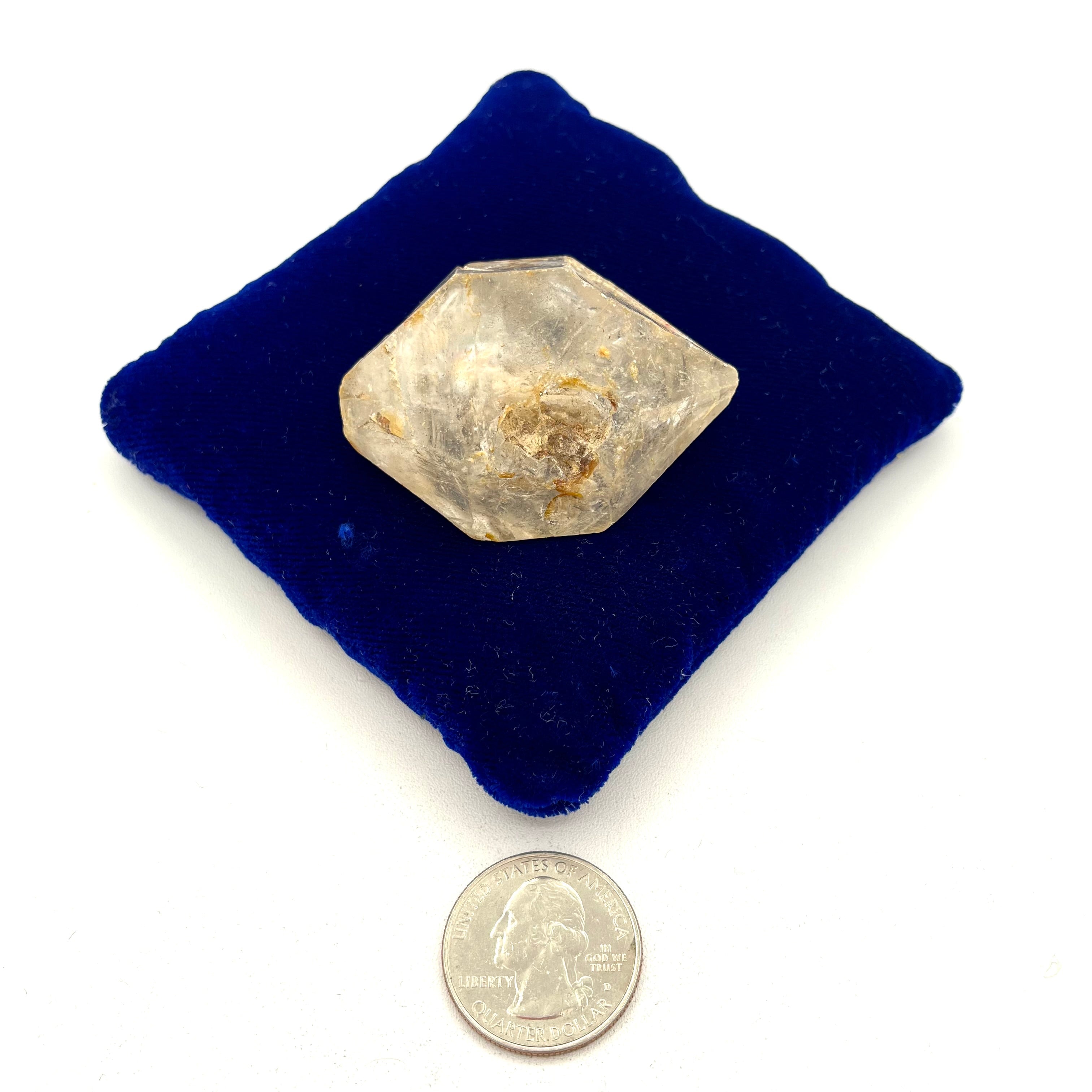 Double Terminated Enhydro Quartz