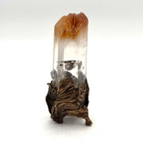 Orange Tip Colombian Lemurian in Brass Collector’s Piece