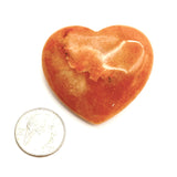 Peach Aventurine Heart Stone