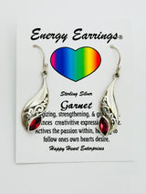 Garnet Energy Earrings