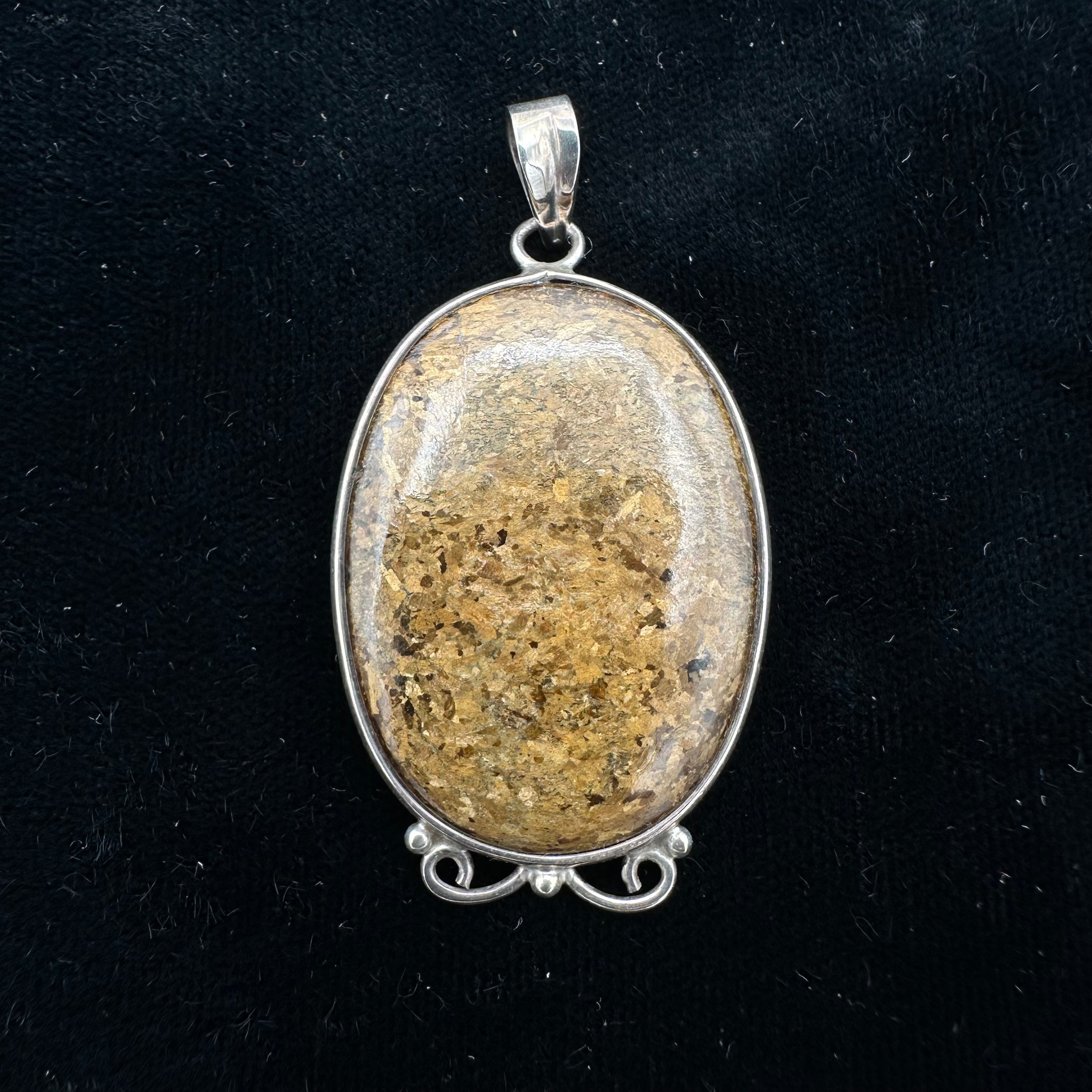 Bronzite Pendant