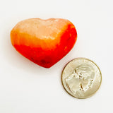 Carnelian Heart Stone