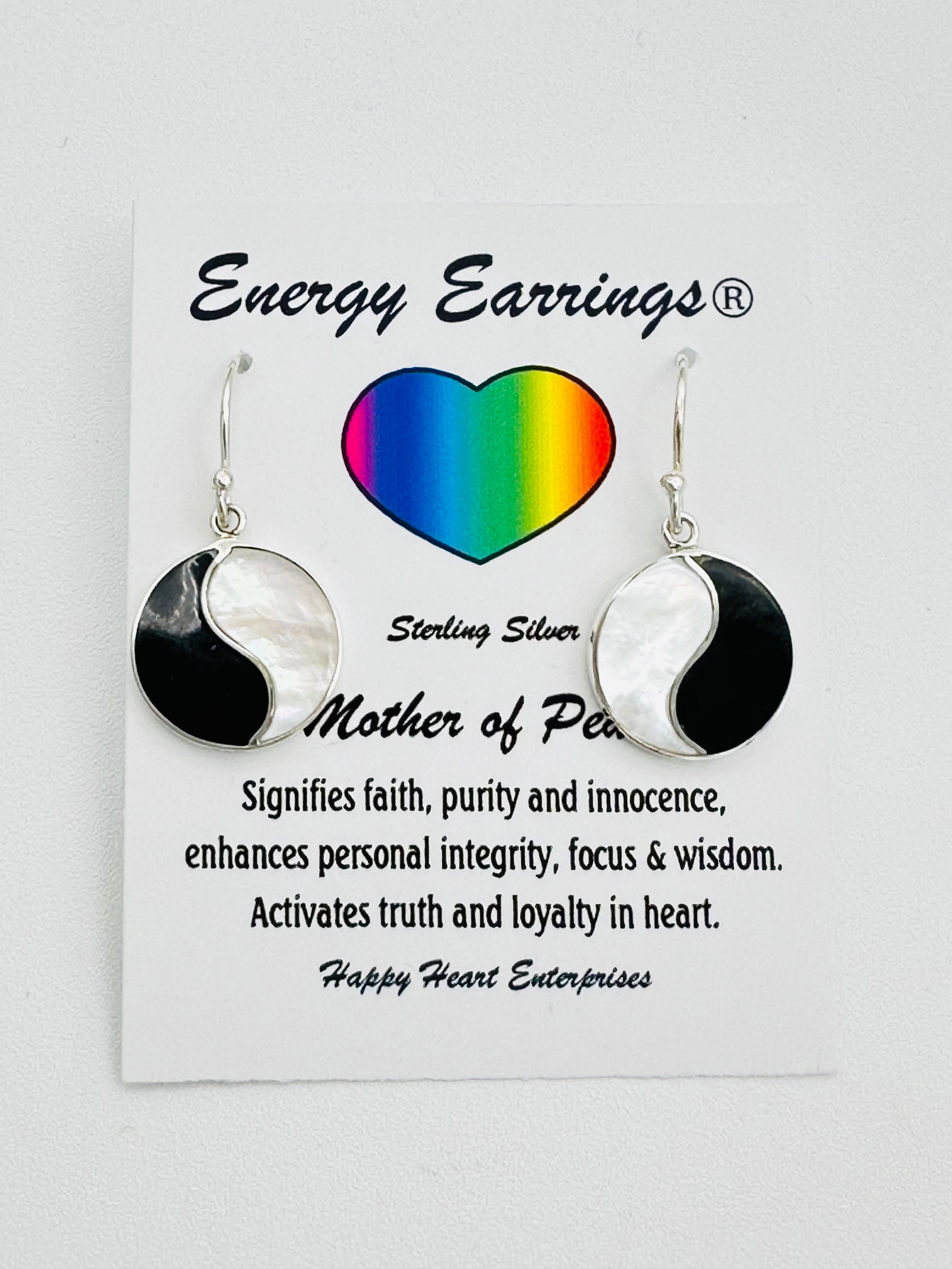 Mother of Pearl Energy Earrings