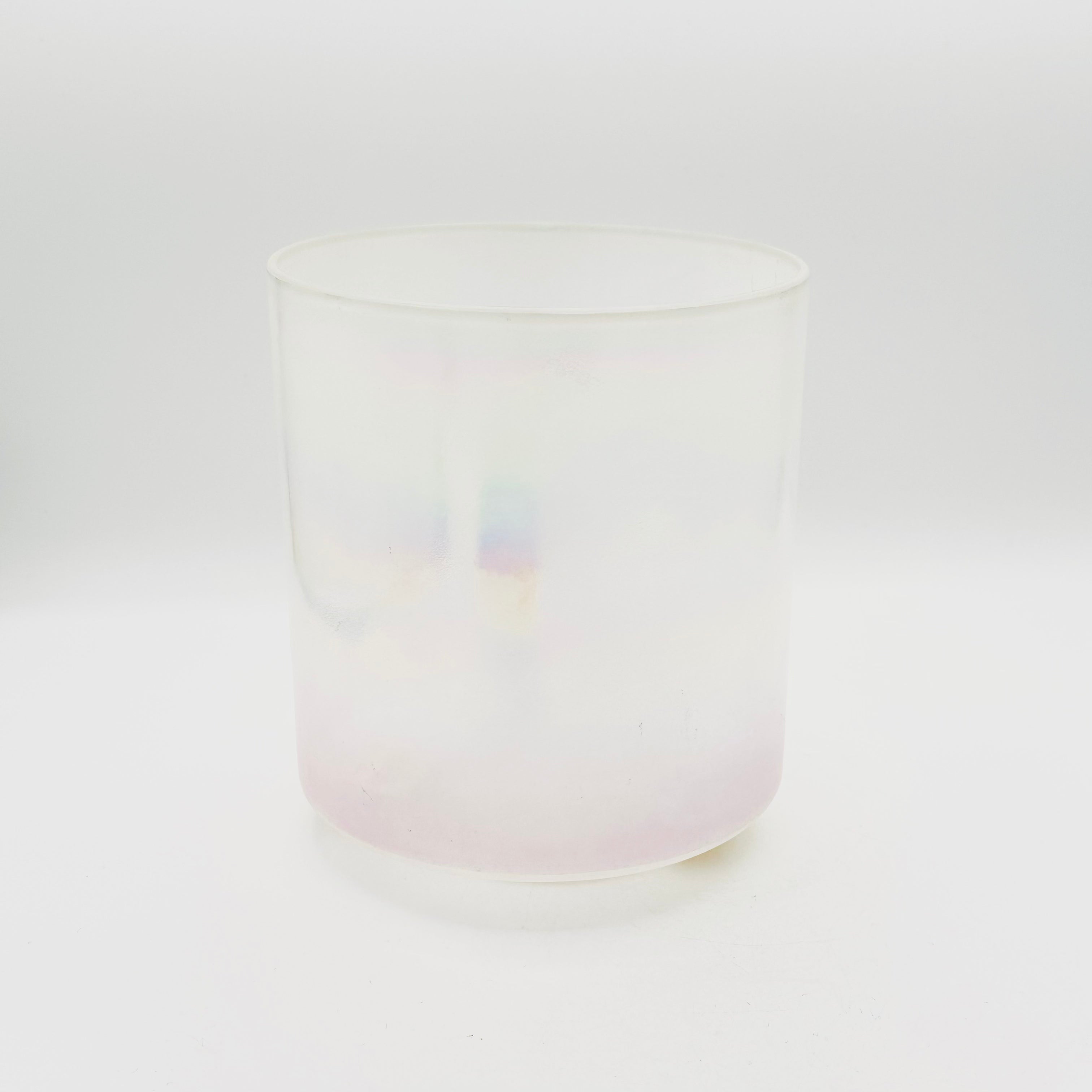6” A+10 Great Salt Lake Salt, Platinum, Pink Aura Gold (Base) Frosted Base 117285 Crystal Tones Bowl