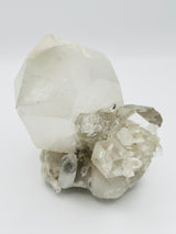 Quartz Point with Cluster