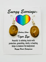 Tiger Eye Energy Earrings