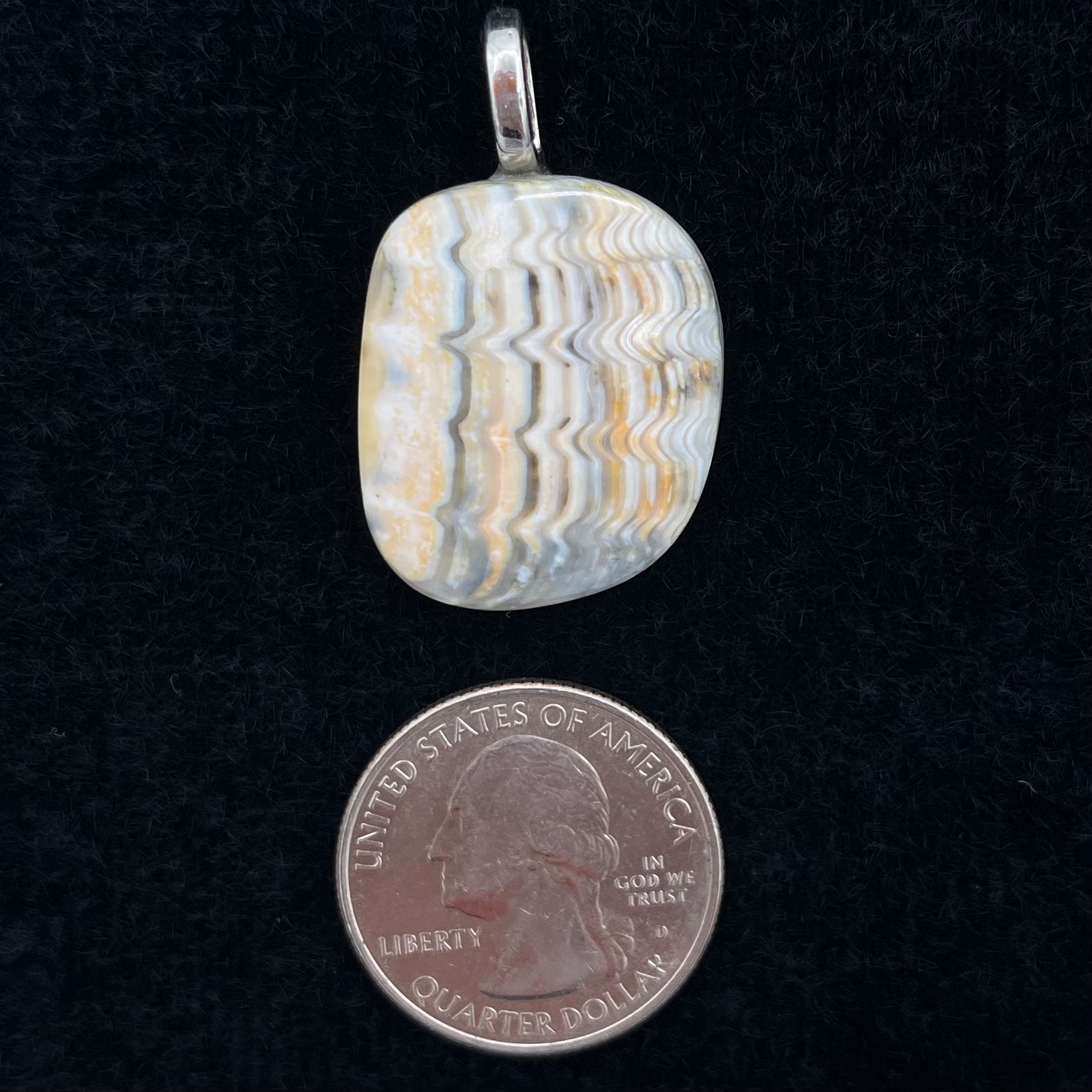 Fossilized Shell Pendant