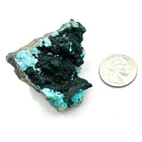 Raw Druzy Malachite in Chrysocolla