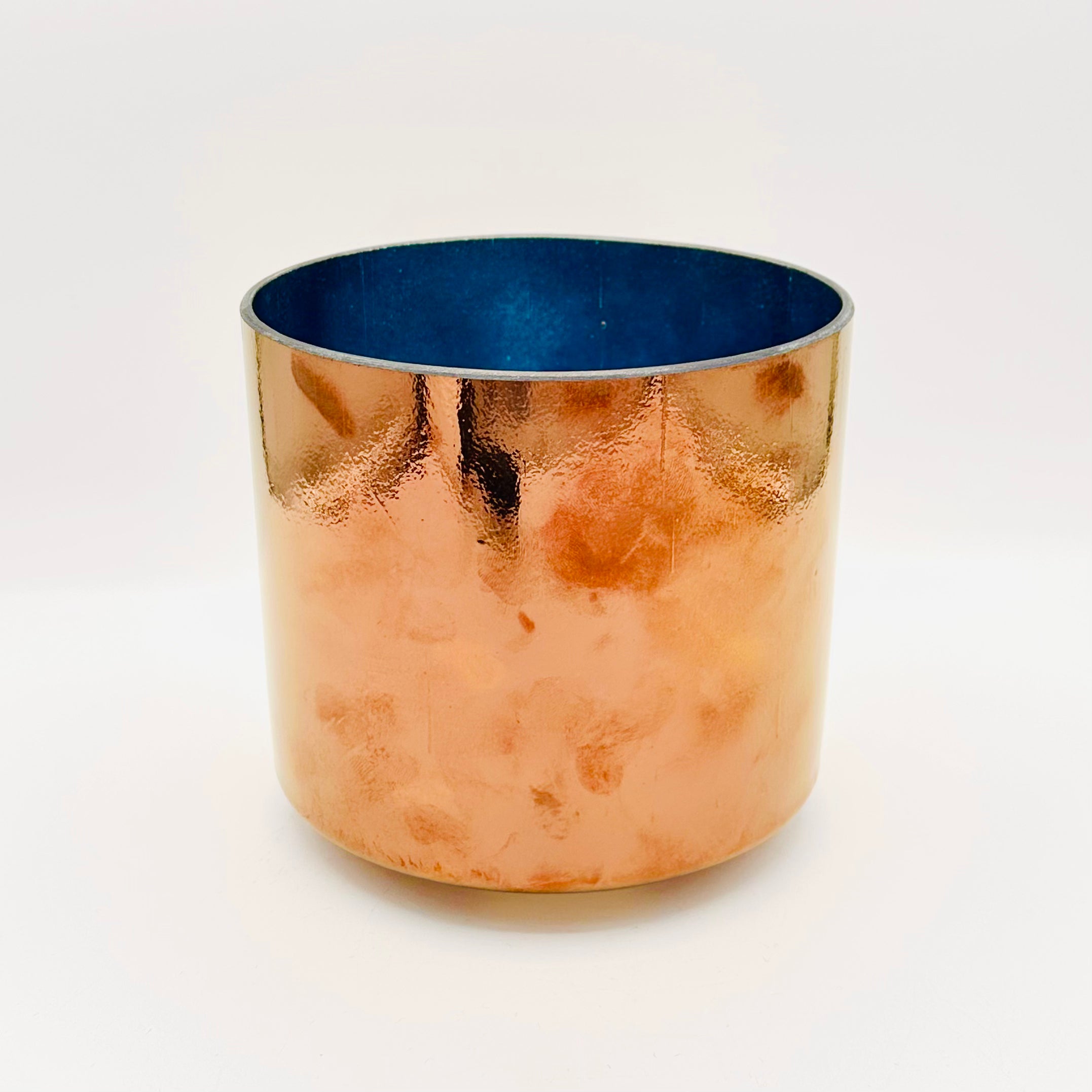 6" A+25 Tibetan Quartz Copper Aura 115373 Crystal Tones Bowl