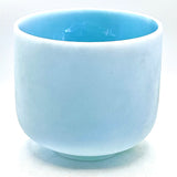 9" G#-5 G# Classic Frosted, Aqua Aura Gold 111951 Crystal Tones Singing Bowl