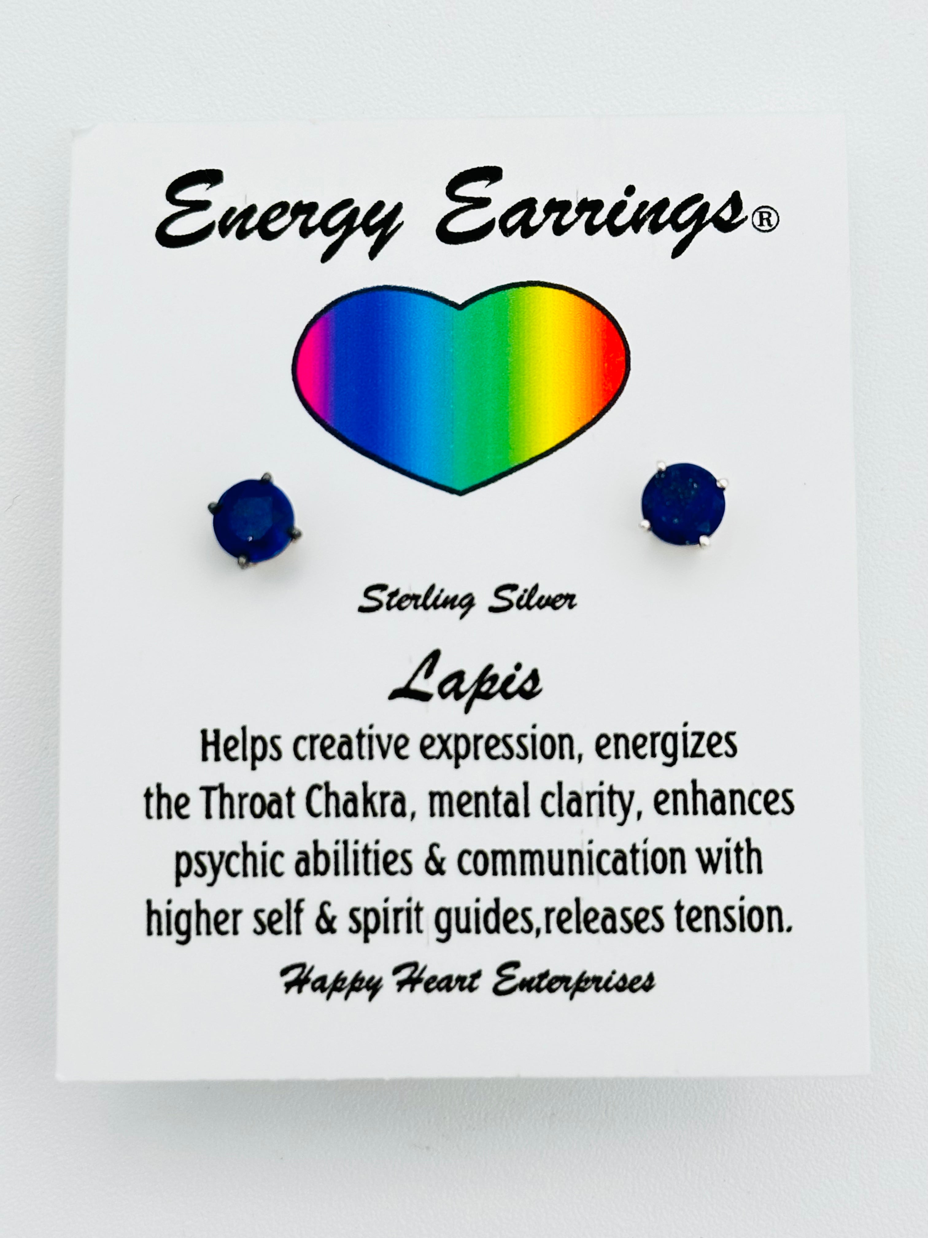 Lapis Energy Earrings