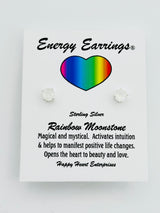 Rainbow Moonstone Energy Earrings