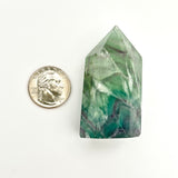 Green Rainbow Fluorite Points