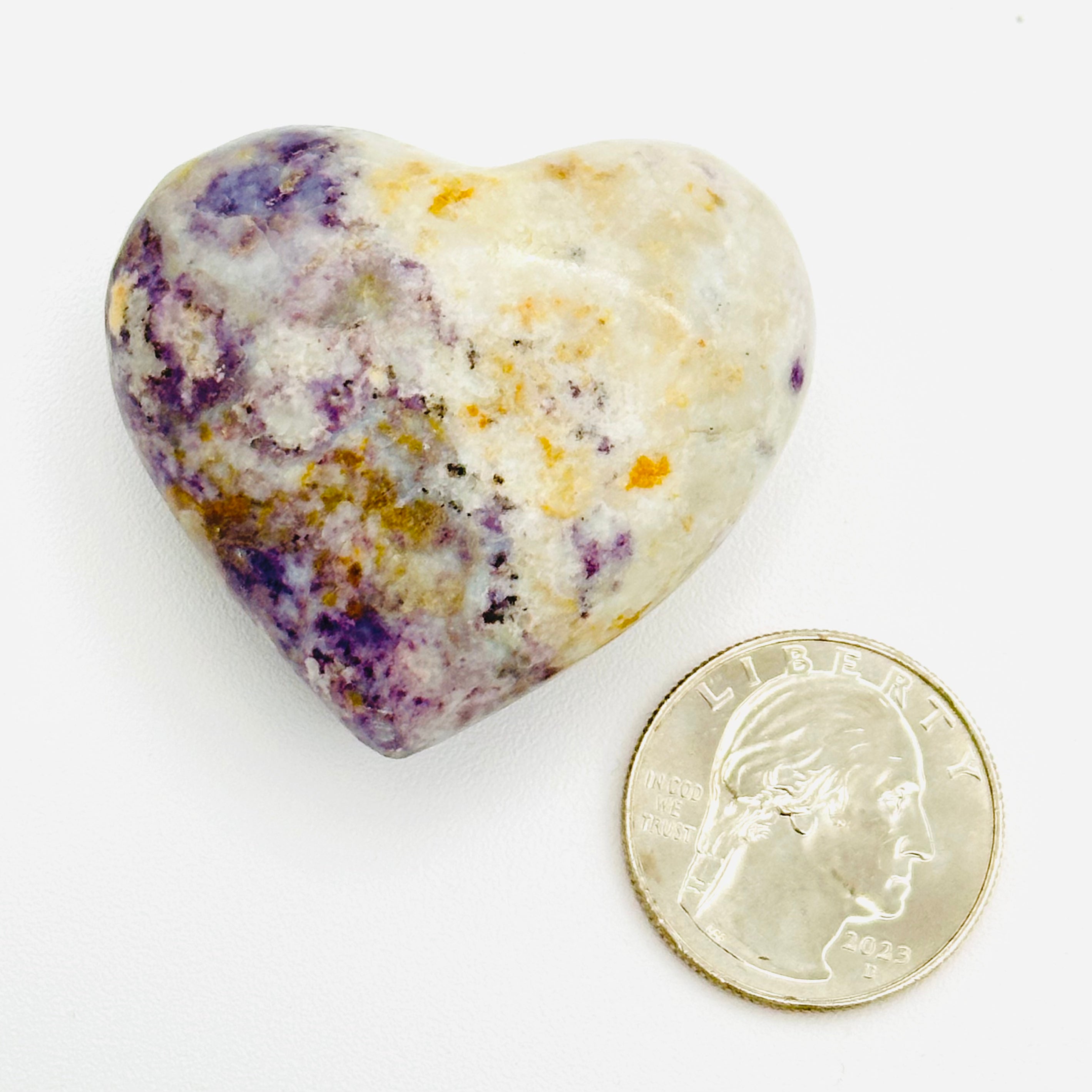 Bolivianite Heart Stone