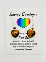 Tiger Eye Energy Earrings