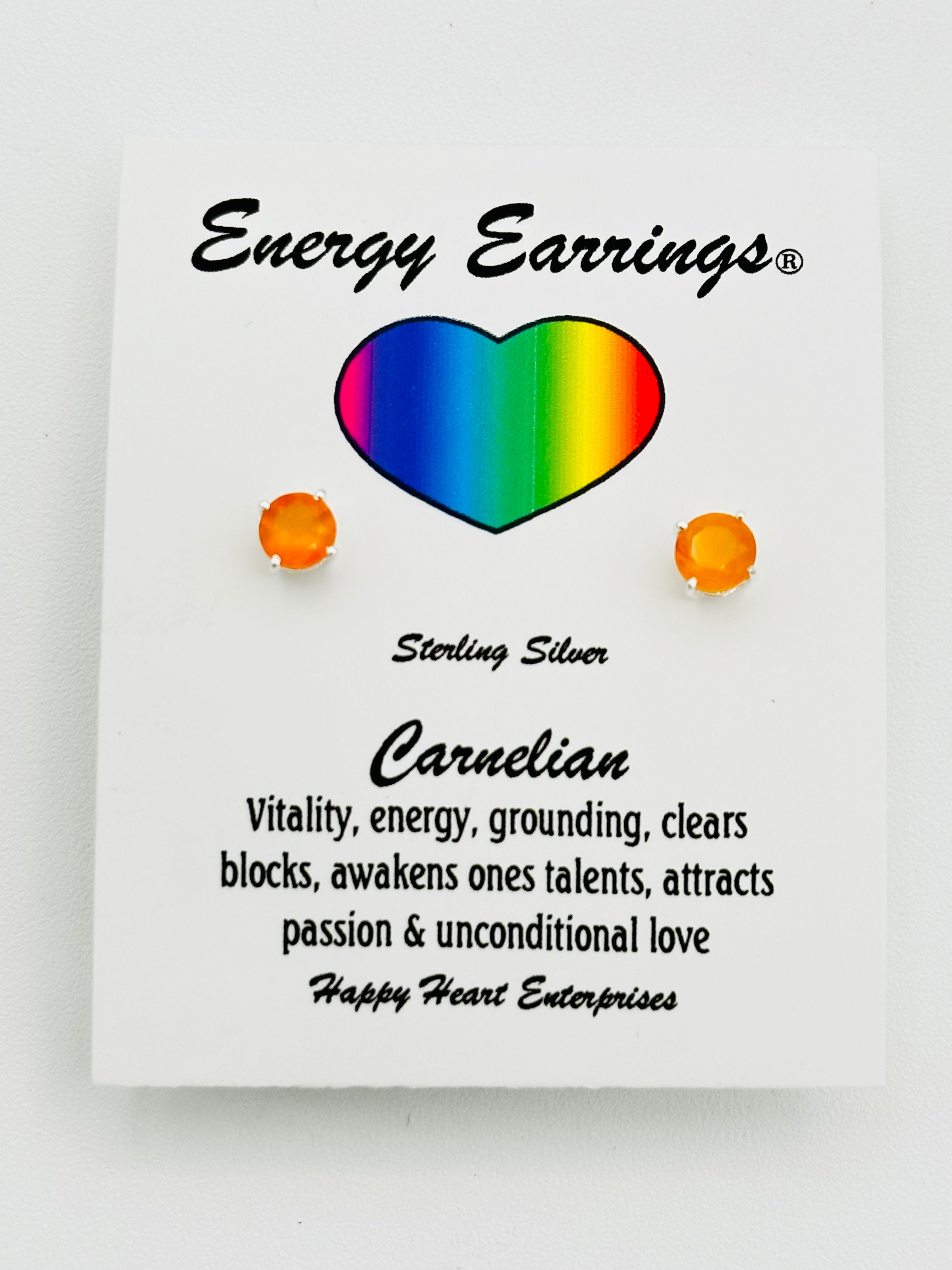 Carnelian Energy Earrings