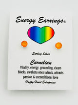 Carnelian Energy Earrings