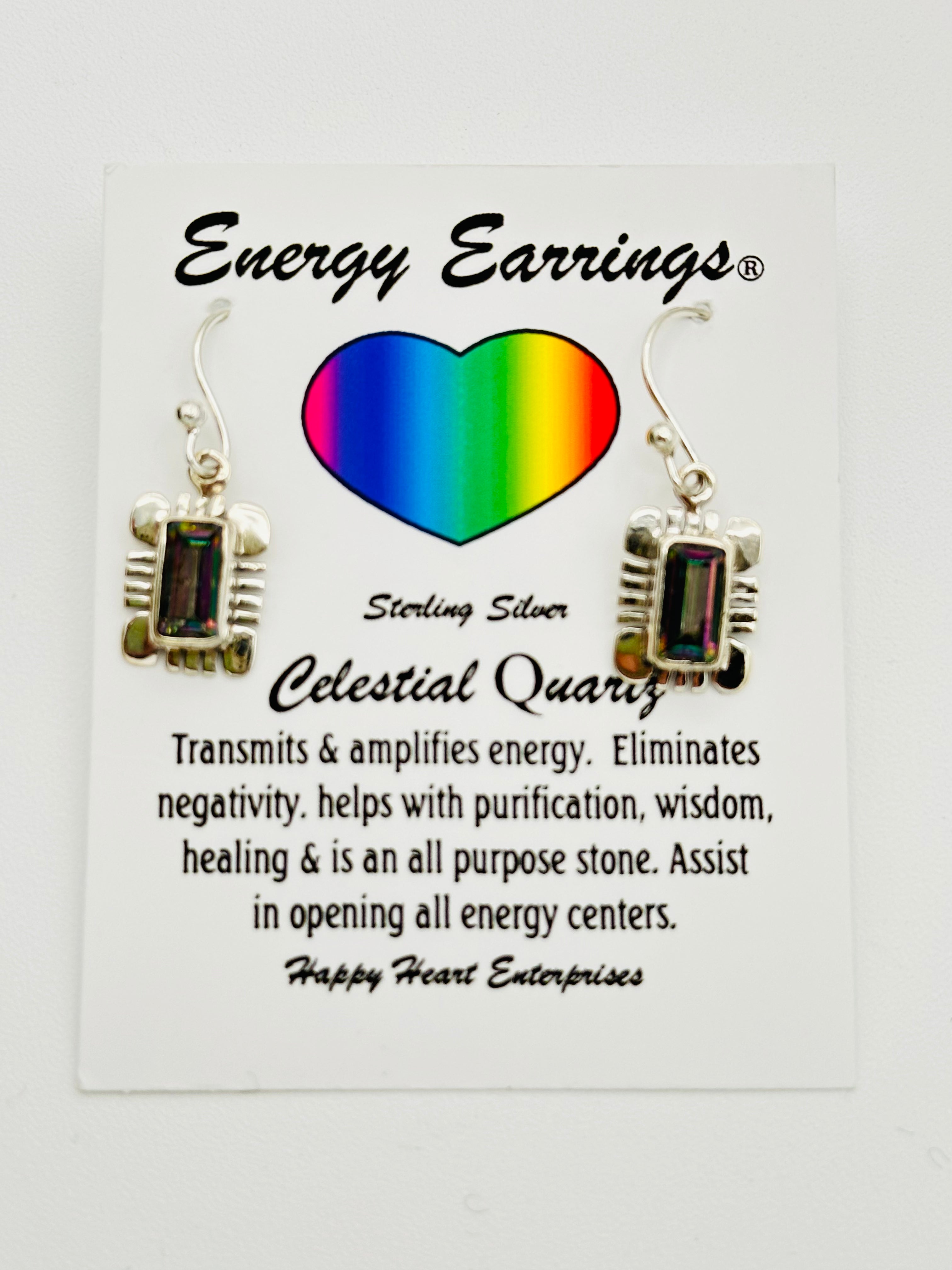 Celestial Quartz Energy Earrings
