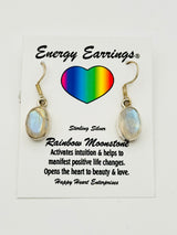 Rainbow Moonstone Energy Earrings