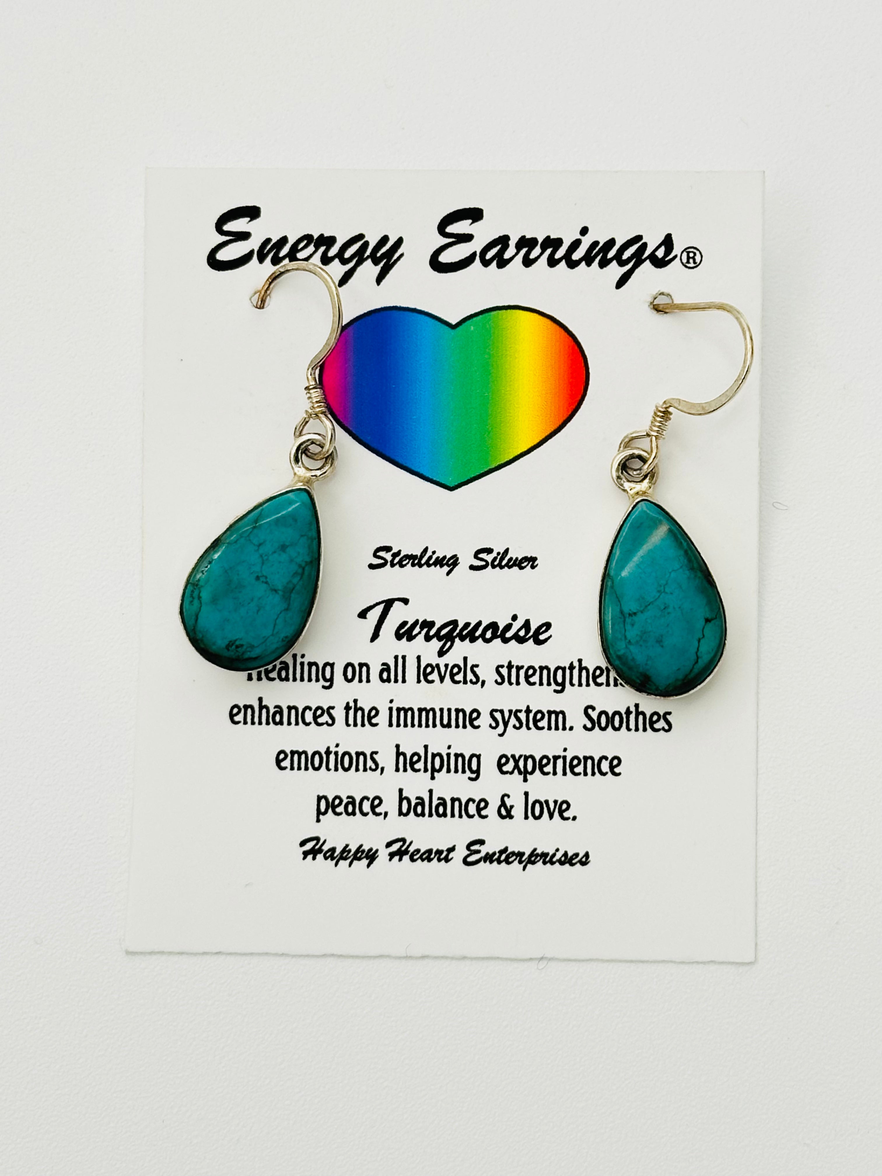 Turquoise Energy Earrings