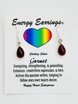 Garnet Energy Earrings