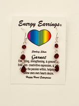 Garnet Energy Earrings