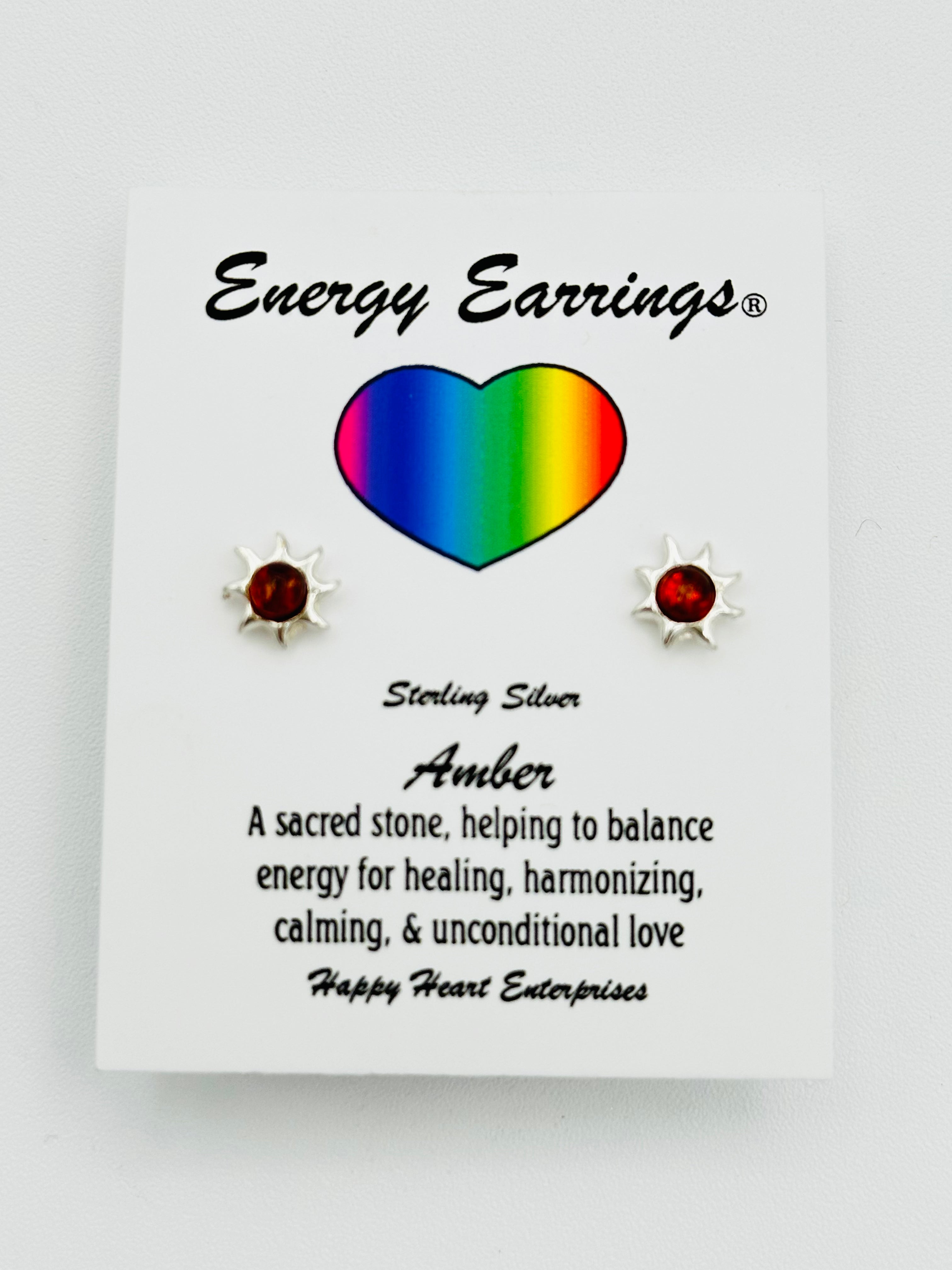 Amber Energy Earrings