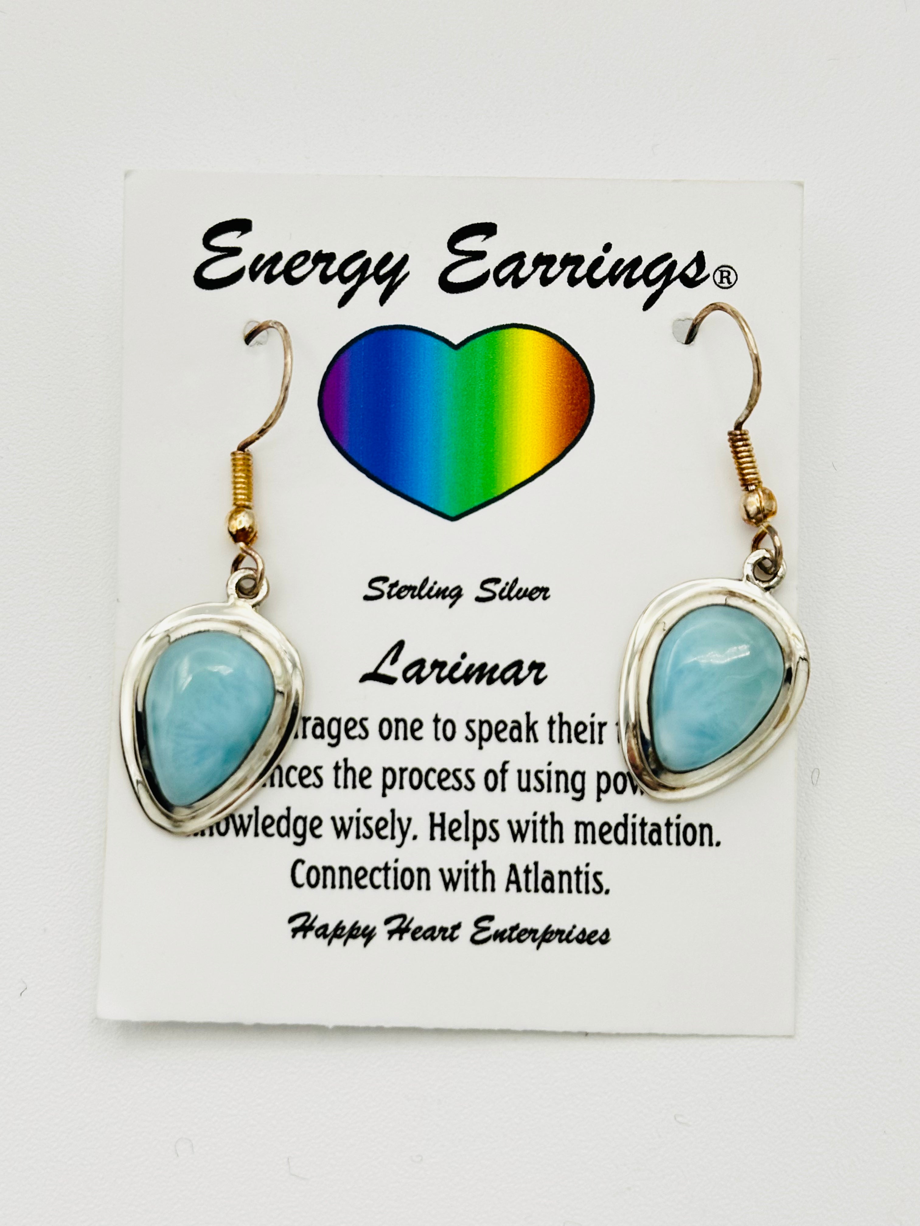 Larimar Energy Earrings