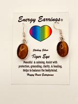 Tiger Eye Energy Earrings