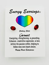 Garnet Energy Earrings